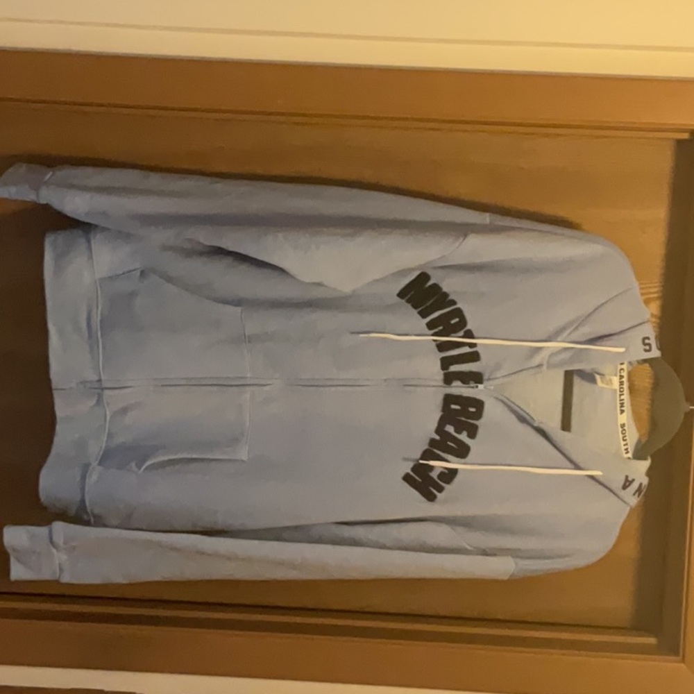 Zippered Hooded Sweatshirt